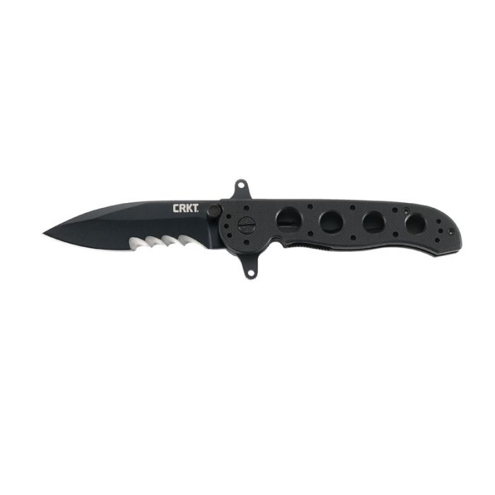 CRKT M21-12SFG Special Forces G10 Drop Point w/Veff Serrated Black Powder Coat Blade - Image 2