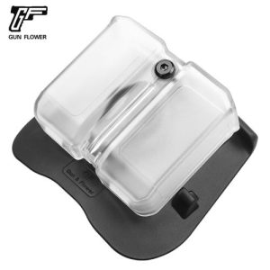 Gun&Flower - Frosted CLear Double Magazine Holster