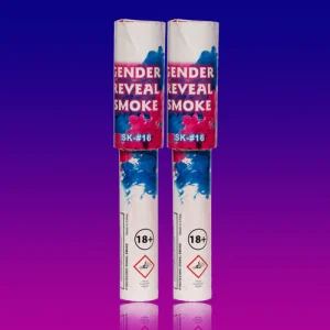 Smoke Effect 2pack Gender Reveal Smoke Grenade with Handle - BLUE