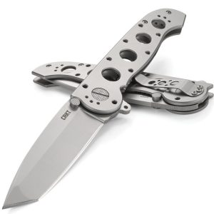 CRKT M16-04SS Tanto Stainless Steel Handle w/Bead Blast Blade Finish