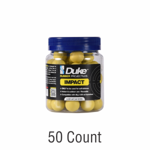 Duke Impact Rubber Projectiles 50 Count