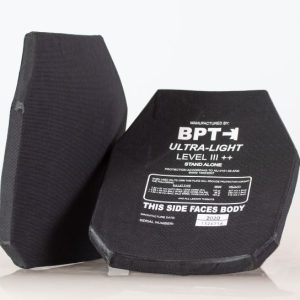 BPT - LEVEL III ++ ULTRA-LIGHT STAND ALONE BALLISTIC PLATE (1.1kg)