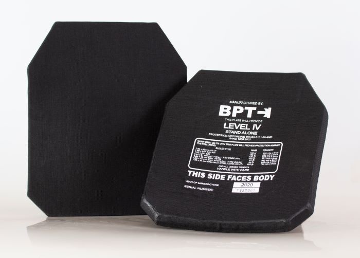 BPT LEVEL IV STAND ALONE BALLISTIC PLATE (3.85kg)
