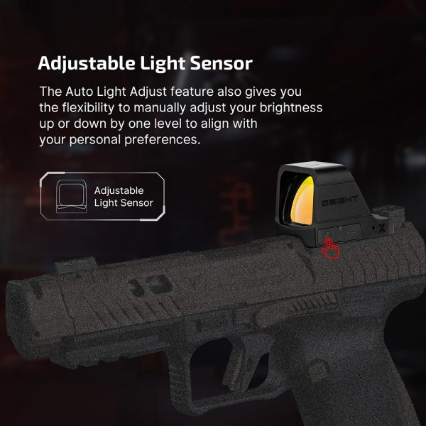 Osight X Open 3 MOA Dot & 32 MOA Circle with OAL Material (RMR