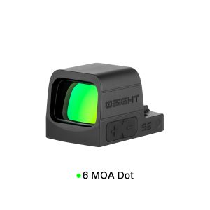 Osight SE Enclosed 6 MOA Green Dot Sight with Side-Loading Battery (RMSC)