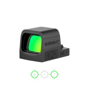 Osight SE Enclosed Green 2 MOA Dot & 32 MOA Circle Sight with Side-Loading Battery (RMSC)